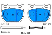 фото thumb №8, Гальмівні колодки гальмівні 606924