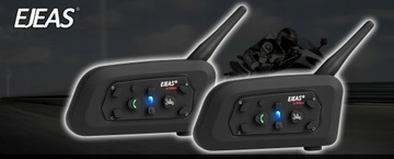 EJEAS V6 PRO BLUETOOTH МОТОЦИКЛСКИЙ ИНТЕРКОМ 2 ШТ.