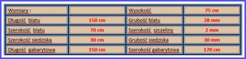 Садовый стол Пивной стол 150x170 NI
