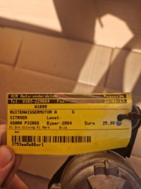 Citroen xsara picasso 04-12 моторчик двірники задній 9631473680 Недорого, фото thumb