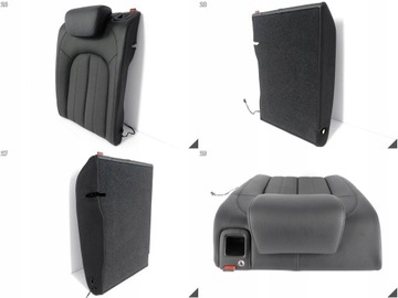 фото thumb №9, Audi a6 4g0 c7 рестайлінг 14-18 комплект сидінь чорна шкіра вентильовані перед зад