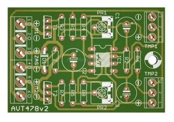 Регулятор скорости вращения вентилятора AVT478B 12 В — набор для пайки своими руками