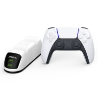 Док-станция для зарядного устройства с 2 накладками DualSense для PS5