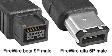 Кабель FireWire (IEEE1394) 9P/вилка-6P/вилка 400Мбит/с 1,0м