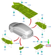 фото thumb №1, Ford grand c-max mk2 rear air дефлектор 1900357 f1db-u11787-aa original