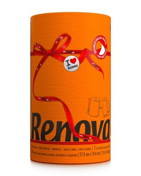 Кухонное полотенце Renova Color and Design, оранжевое