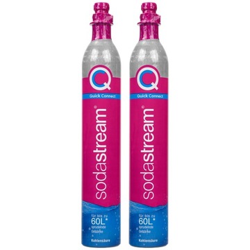 SATURATOR SODASTREAM TERRA BLACK 2 BUTELKI + 2 NABOJE CYLINDRY + DODATKI