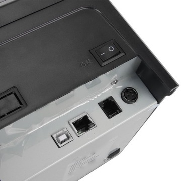 Термопринтер 80 мм, 220–300 мм/с, интерфейс USB LAN, команда esc pos, therm