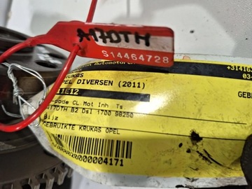 фото thumb №10, Wał колінчастий a17dtr opel astra j 1.7 cdti 125km 09-