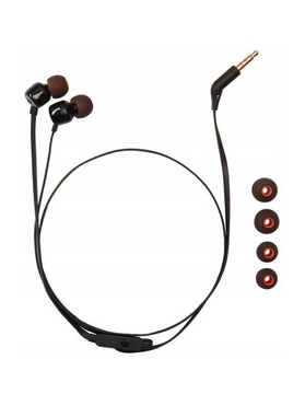 ПРОВОДНЫЕ НАУШНИКИ-ВКЛАДЫШИ JBL TUNE 110 С МИКРОФОНОМ