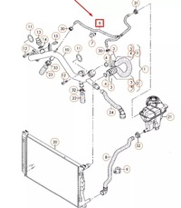 фото thumb №15, Wąż рідина охолоджуючий двигуна audi a6 c6 4f0121107ag oem