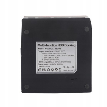 ДОК-СТАНЦИЯ ДЛЯ ЖЕСТКИХ ДИСКОВ SATA USB 3.0