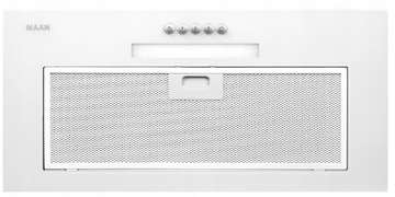 Кухонная вытяжка MAAN Tytan 60 LED GLASS, белый, 610 м3
