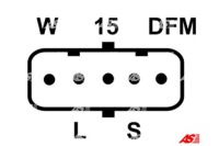 Регулятор напряжения генератора mercedes scania vw as-pl Недорого, фото thumb