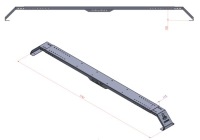 Балка поперечний багажник до шторка універсальні 130-177cm Ціна, фото thumb
