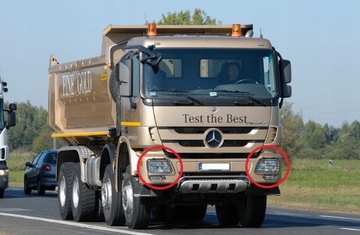 фото thumb №2, 2x захист сітка фара mercedes actros mp3