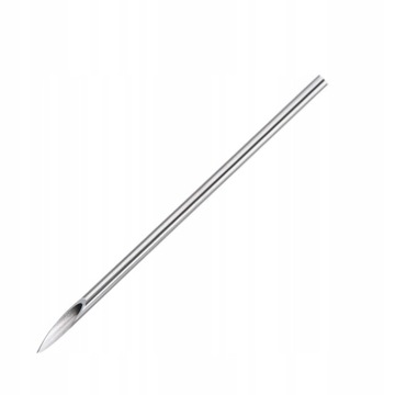 s-100 SZTUK IGŁY DO PIERCINGU TYPU KANIULA 15G