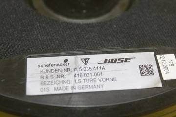 фото thumb №6, Динамік праві перед porsche cayenne i 7l5035411a