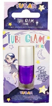 TUBI GLAM Фиолетовый лак для ногтей Детская моющаяся косметическая игрушка