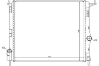 фото thumb №2, Nissens радіатор двигуна 180079n 314496 rta2476 r