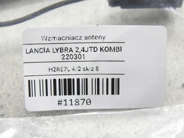 фото thumb №7, Усилитель антенны lancia lybra универсал 46749426