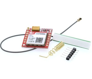 Модуль GSM SIM800L с GPRS-антенной для Arduino