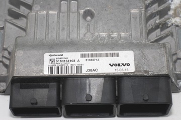 фото thumb №6, Блок управления компьютер двигателя volvo v40 ii 1,6d d2 31355712 sid807evo j38ac