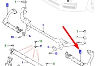 фото thumb №9, Jaguar xe x760 передній правий панель рама wsporcza новий оригінальний t4n3260