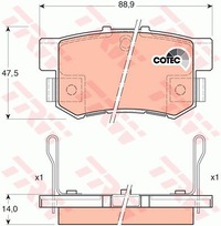 фото thumb №8, Гальмівні колодки гальмівні trw gdb3175
