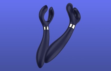 SATISFYER СДВИЖНОЙ ДВУХСТОРОННИЙ ВИБРАТОР ДЛЯ ПАР, МАССАЖЕР КЛИТОРАЛЬНЫХ сосков
