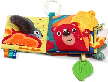 BABYONO SOFT SENSORY КНИГА, ПРОРЕЗЫВАТЕЛЬ, ТАМОЖЕННАЯ бирка