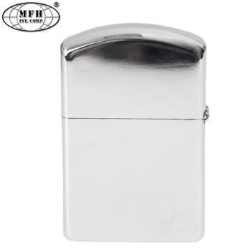 БЕНЗИНОВАЯ ЗАЖИГАЛКА типа ZIPPO СТАЛЬ ХРОМ MFH