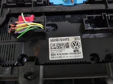 фото thumb №7, Volkswagen панель кондиционера 5g0907044fs европа