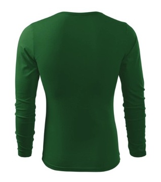 Зеленая футболка с длинными рукавами SLIM FIT MALFINI, L