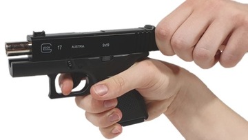 Pistolet Metalowy Na Kulki 6mm Replika ASG + Granat 800 szt. Kulek
