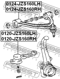 фото thumb №2, Шаровая опора рычага перед l do lexus gs 300 400 430