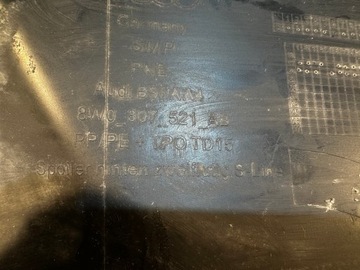 фото thumb №14, Audi a4 b9 8w0 рестайлінг s-line дифузор спойлер dół бампера задній 8w0807521ab