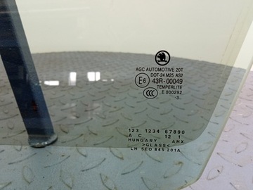 фото thumb №3, Octavia iii стекло дверь перед левая 13r