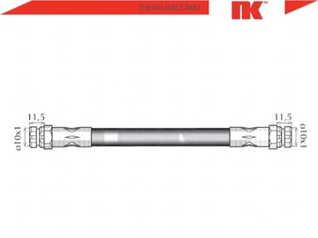 фото thumb №3, Шланг тормозной elast. skoda зад citigo 1,0 11-