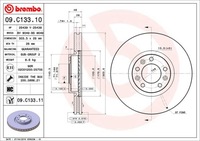 фото thumb №3, Тормозные диски тормозные вентилируемые 2 штуки перед do peugeot rifter