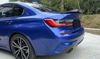 фото thumb №11, Спойлер крышки багажника зад bmw g20 спойлер спойлер накладка alam3 чёрный psm