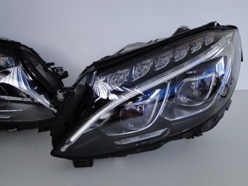 фото thumb №15, Mercedes c клас w205 205 лампа ліва led ils інтелектуальний light керована