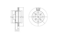 фото thumb №1, Delphi гальмівні диски гальмівні 2szt subaru justy ii justy