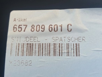 фото thumb №9, Фрагмент стены боковой крыло левый зад оригинальный номер skoda scala 657809601c