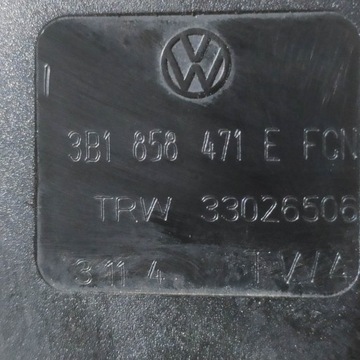 фото thumb №8, Застібка ременя безпеки ліва skoda superb i 3b1858471e