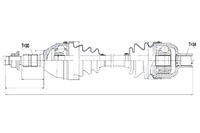 фото thumb №11, Полуось приводная opel insignia 1.6t 09- правая mtm nty