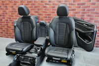 фото thumb №8, Сидіння салон шкіра оббивка bmw x3 g01 чорні електричні вентиляція