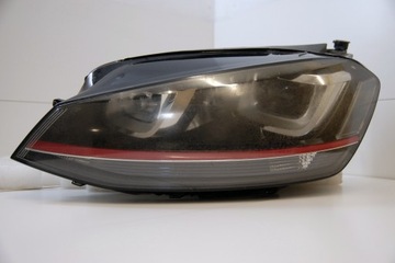 фото thumb №13, Vw golf 7 vii gti 2012 - 2016 5g1941031a лампа левая передняя bi-xenon