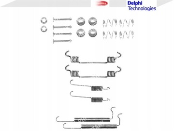фото thumb №9, Delphi ly1133 набор добавок, тормозные колодки тормозные