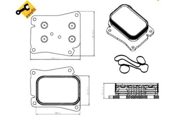 фото thumb №2, Nrf радіаторів масла db clc 160 1,6 09-